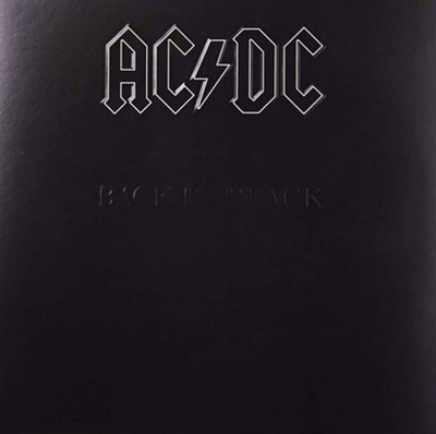 AC/DC Back in Black LP 12'' Gold Colored Vinyl Rock EMI Cardboard Sleeve