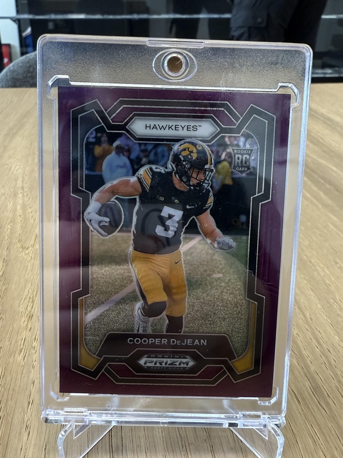 2024 Panini Prizm Draft Picks #113 Cooper Dejean Purple #/75