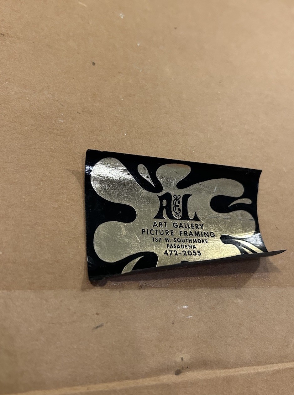 Vintage etching SIGNED, DATED & NUMBERED On Rice Paper 1976 by Oh-Sun Kwon