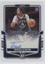 2024-25 Panini Donruss Optic Signature Series Tristen Newton #SS-NEW Auto 1bg9