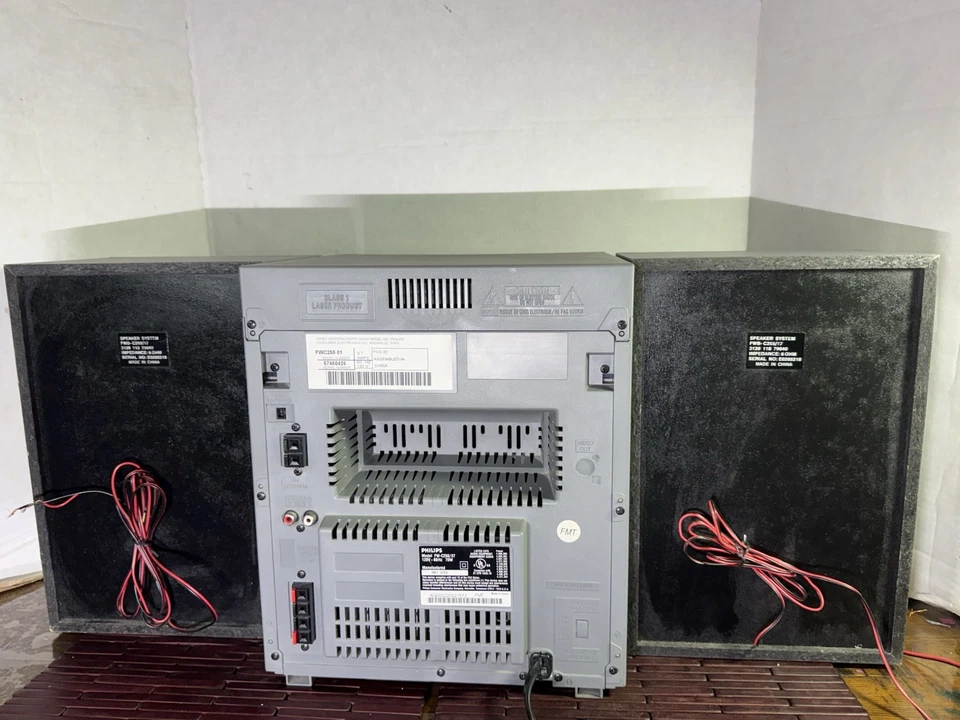 Philips FW-C255 Sistema Estéreo HiFi Cambiador de CD Cassette Deck No Funciona - Foto 4 de 4