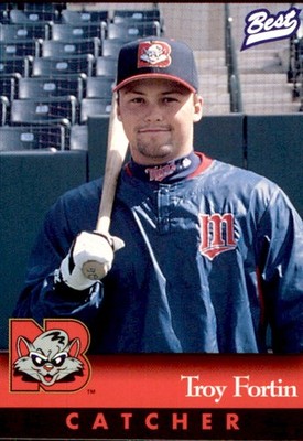 1997 New Britain Rock Cats Best #9 Troy Fortin Winnipeg Manitoba Canada Card