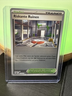 Riskante Ruinen 127/132 Reverse Holo Pokemon Karte Deutsch Near Mint