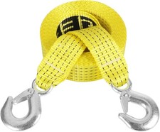 Tow Strap With Hooks 2x20 Heavy Duty 15000 Lbs Recovery For Car Truck Boat Atv Tow Strap With Hooks 2x20 Heavy Duty 15000 Lbs Recovery For Car Truck Boat Atv