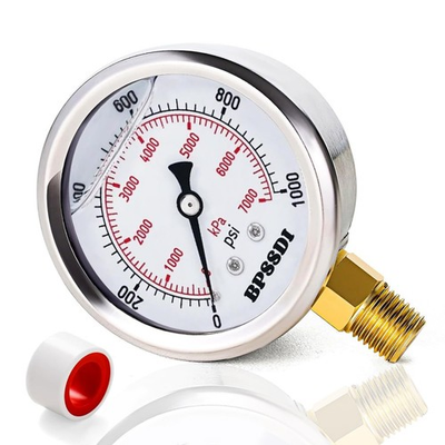 #ad BPSSDI 0 1000 Psi Glycerin Liquid Filled Hydraulic Pressure Gauge psi $14.80