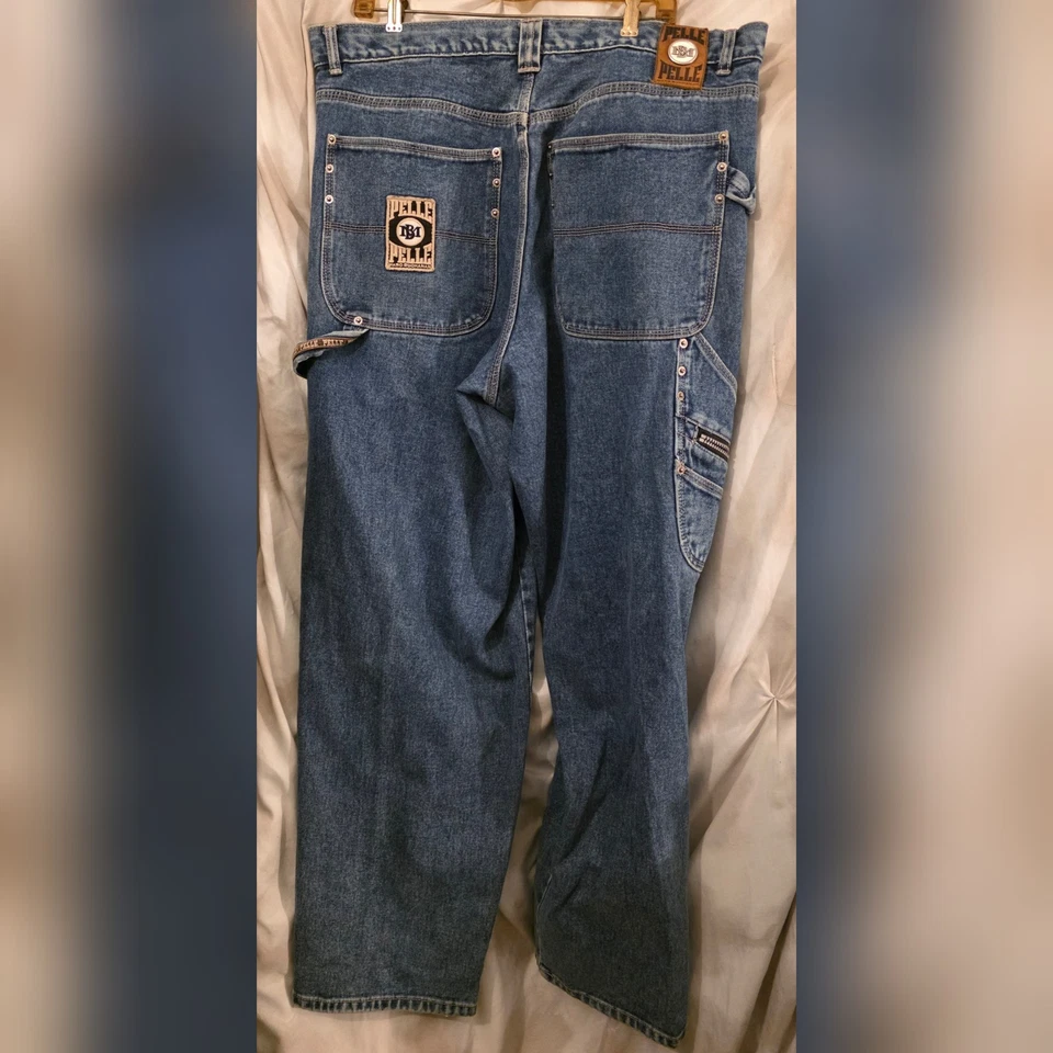 Vintage Pelle Pelle Jeans  X-Baggy Marc Buchanan Dark Denim 2000s Y2K 90s - Image 3 of 4