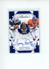 2024 Flawless Tony Dorsett #CP-TDT Career Progressions Blue Auto 3/10 READ