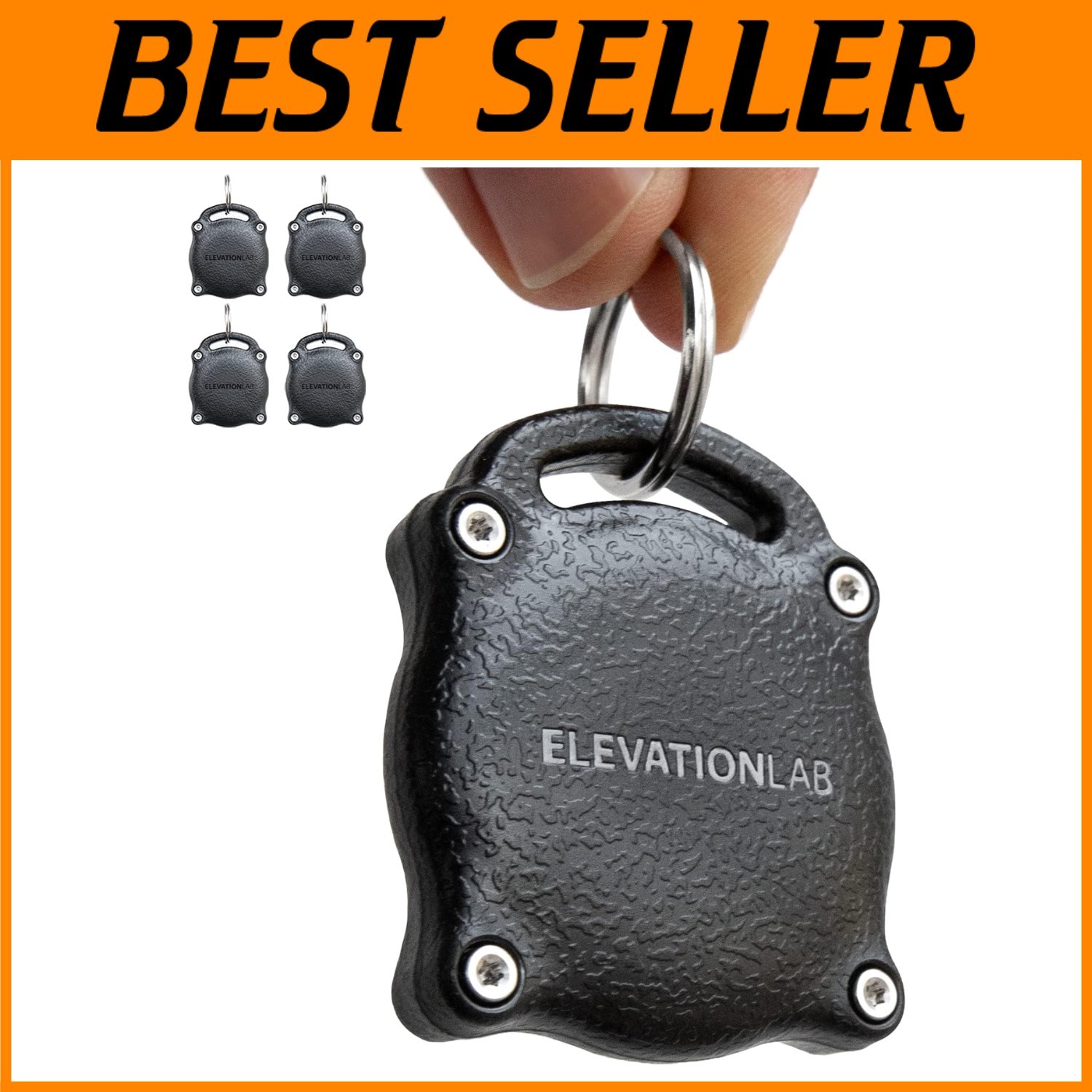 Ultra-Durable Waterproof AirTag Keychain 4 Pack for Maximum Security