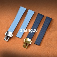 Premium FKM Bracelet 18mm19mm 20mm 21mm 22mm Rubber Watch Band Strap Universal