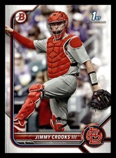 Jimmy Crooks III 2022 Bowman Draft 1st RC #BD-178 Cardinals *ROOKIE *004