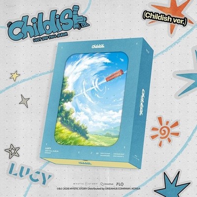 LUCY CHILDISH 2nd Album CD+Foto Buch+6 Poster+3 Tag+Film+Karte+Sticker OFFICIAL
