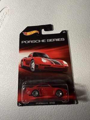 Hot Wheels Porsche 959 Hot Wheels Porsche Series 1:64 Red Diecast Car Unopened