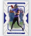 2024 National Treasures Lamar Jackson Silver #14/25 SSP (ML)