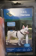 PetSafe 3-in-1 Dog Harness No-Pull 2 Point Reflective Leash Small 20-35 lbs.