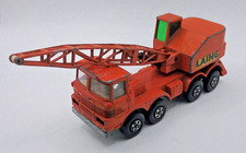 Vintage Matchbox Super Kings Lesney K-12 Mobile Laing Crane Orange 1971