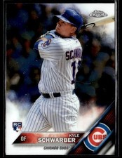 2016 Topps Chrome #166 Kyle Schwarber Rookie Card RC. rookie card picture