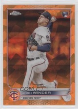 2022 Topps Chrome Update Sapphire Edition Orange 1/25 Josh Winder #US6 0m4q