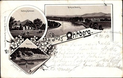 Litho Klein Berkel Hameln in Niedersachsen, Ohrberg, Restaurant,... - 4000810