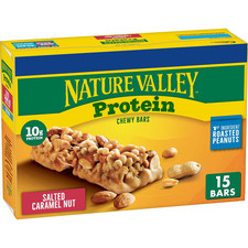 Protein Chewy Snack Bars, Salted Caramel Nut, 15 Bars, 21.3 Oz