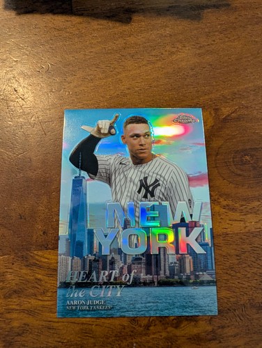 Aaron Judge [Red] #HOC-13 2022 Topps Chrome Heart of the City card