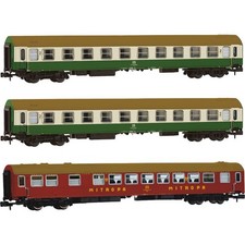 Arnold HN4483 N 3er Set Personenwagen OSShD-Wagen Typ B, DR, Ep. IV N + Neu