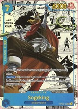 One Piece Single: Sogeking OP03-122 Manga Alt Art Pillars Of Strength NM