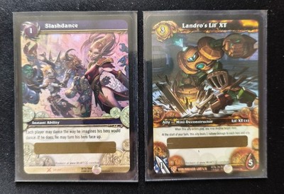 WORLD OF WARCRAFT TCG LOOT CARDS UNUSED CODES MINT Landro s Lil  XT + Slashdance