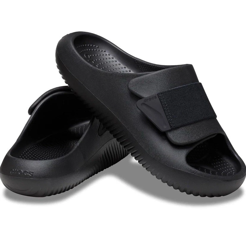 Crocs Mellow Luxe Sport Recovery Slide Clogs Sandals - Black
Opens in a new window or tab