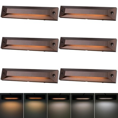 Energetic 5CCT LED Step Lights Low Voltage, 8 inch Deck Lights Outdoor for Dr...