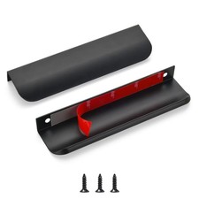 Edge Finger Pulls for Cabinets Peel and Stick on Kitchen Drawer Pull Hidden I...
