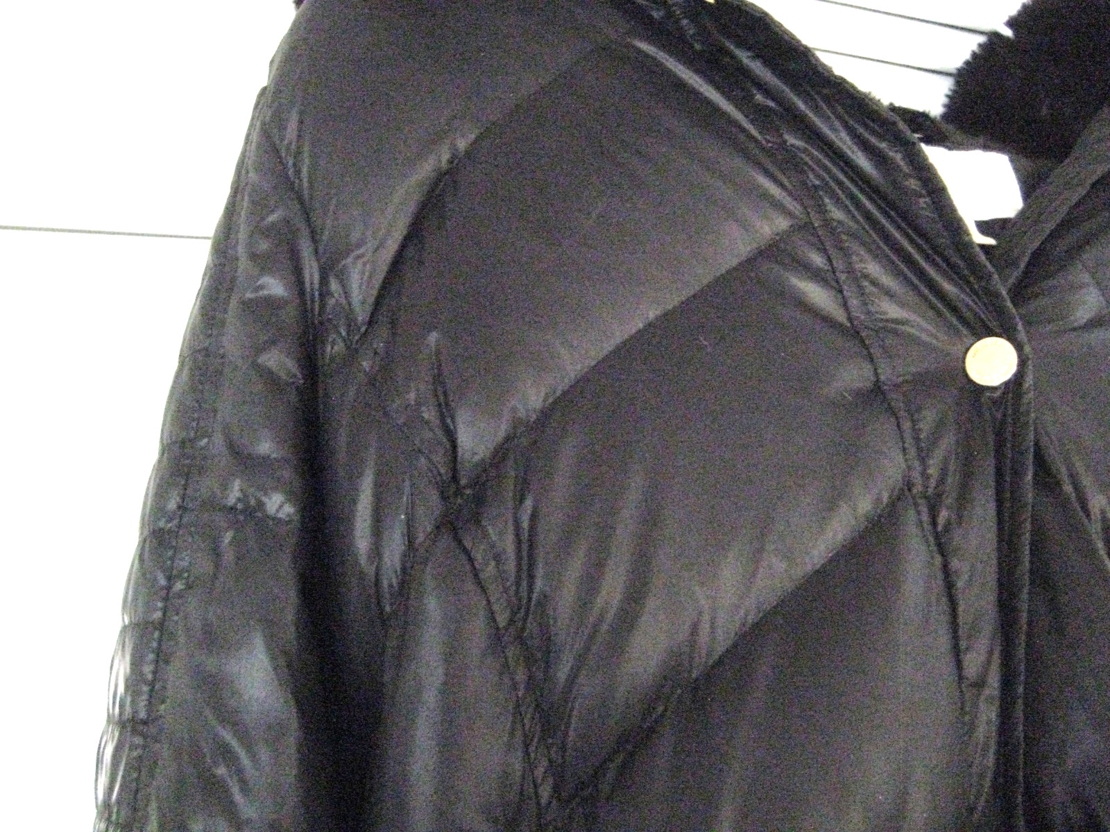 Michael Kors MK Hooded Quilted Jacket Coat Sz MEDIUM Removable Hood Worn Twice thumbnail 2