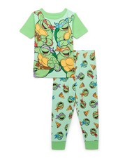 TMNT Character Toddler Snug Fit Two-Piece Pajama Set. 12M, 18M, 2T, 3T, 4T, 5T