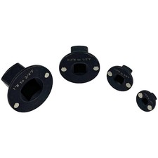 4Pcs Low Profile Impact Socket Adapter Set, Drive Ratchet Adapter Set, Magnetic
