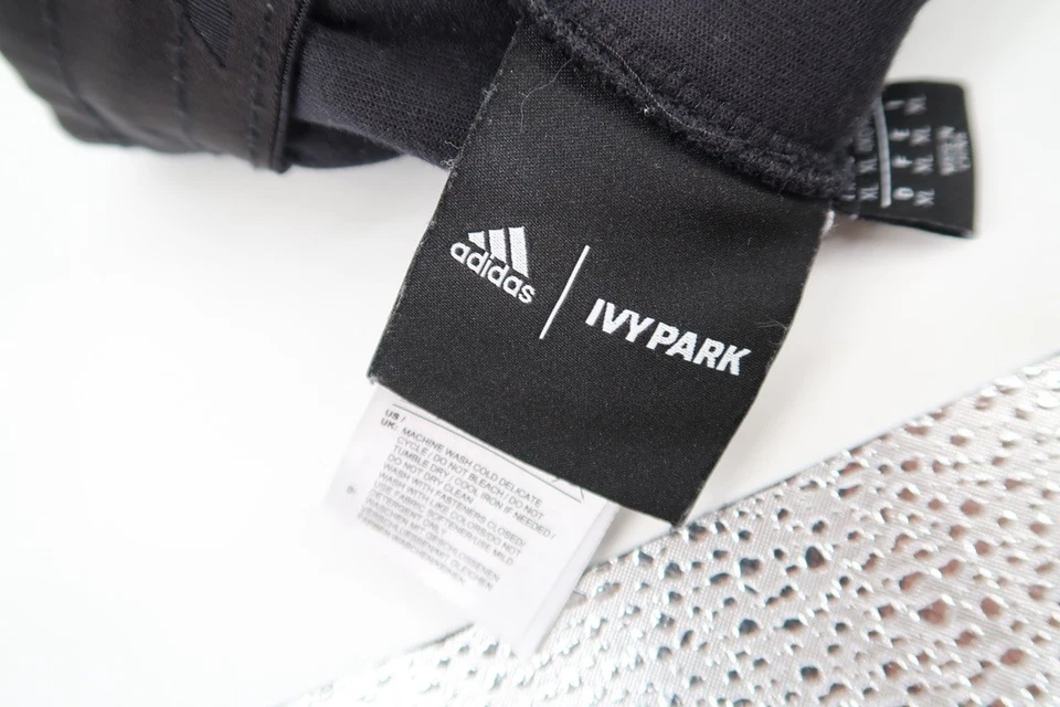 Ivy Park Beyonce Adidas Negro Dorado 3 Rayas Joggers Pista Unisex Pantalones Talla XL Foto 2 de 4