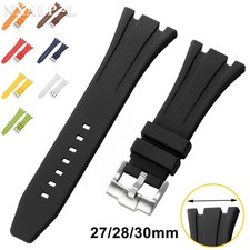 26mm 27mm 28mm 30mm Rubber Silicone Watch Band Strap for AP Royal Oak Offshore G