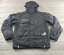 BURTON Men  s Size Small Snowboard Ski Jacket Black Full Zip Hooded