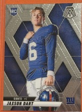 2025 Panini Mosaic Jaxson Dart Rookie New York Giants #288 NFL Football Card