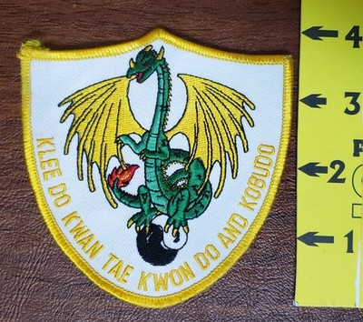 Martial Arts Dragon 4'' x 4'' Patch