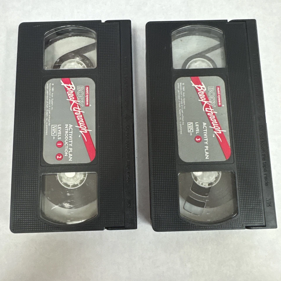 Nutri/System Body Breakthrough Activity Plan Levels 1, 2 & 3 Box Set (VHS, 1989) - Image 3 of 3