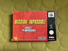 ebay® Auktion 407040984158 | Mission Impossible für N64, PAL Region, komplett in Box, getestet und funktionsfähig Thumbnail of ebay® auction 407040984158 | Mission Impossible für N64, PAL Region, komplett in Box, getestet und funktionsfähig