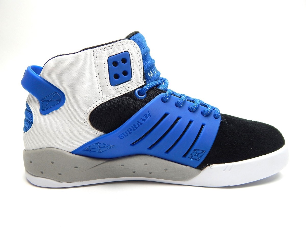 SUPRA SKYTOP III BLACK ROYAL WHITE MEN SHOES SIZE 5.5 | eBay