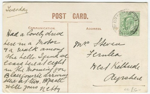 FIFE ARMS HOTEL, BRAEMAR - Aberdeenshire Postcard (P888) - Foto 2 di 2
