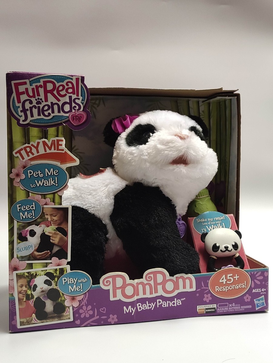 FurReal Friends My First Panda Pom Pom 45+ Response Doll