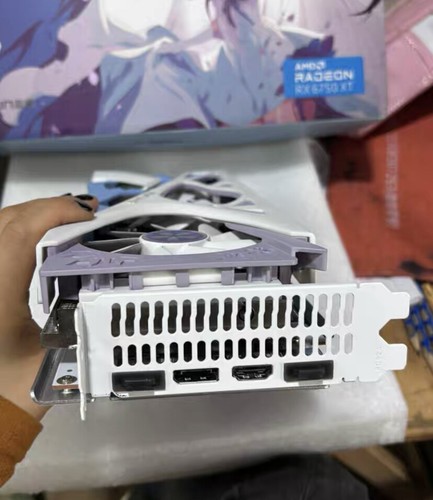 Yeston RX6750XT Sakura GDDR6 192Bit 12GB Graphics Card - Afbeelding 3 van 5