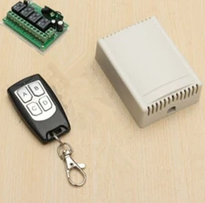  Wireless Remote Control Relay Switch 2 Transceiver + Receiver DC 12V 4CH 200M