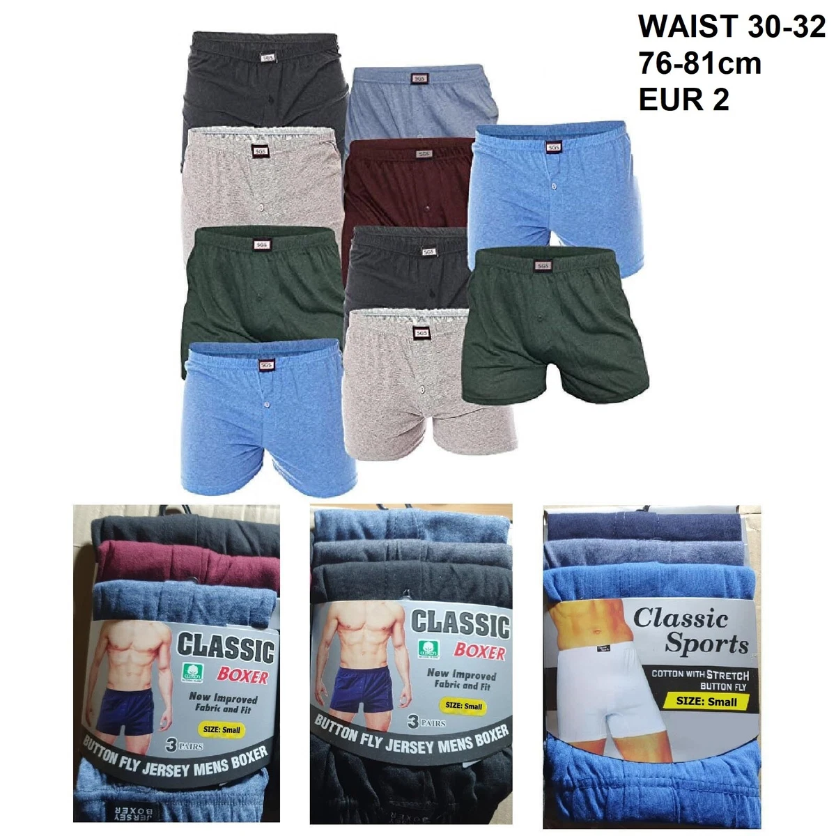 6-pack Short Cotton Boxer Shorts