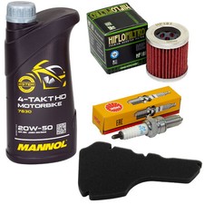 Wartung für Piaggio Sfera 125 1995-1998 Set Öl 1L Luftfilter Ölfilter Zündkerze