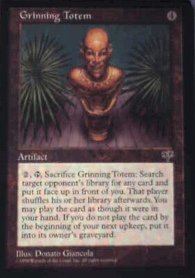 Grinning Totem - Mirage: #303, Magic: The Gathering Nm R109