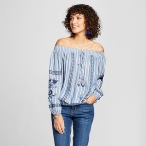 xhilaration off the shoulder top