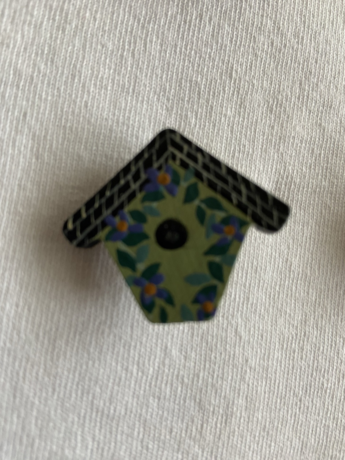 Spring Easter Painted Bunny Rabbit Bird House Egg… - image 5